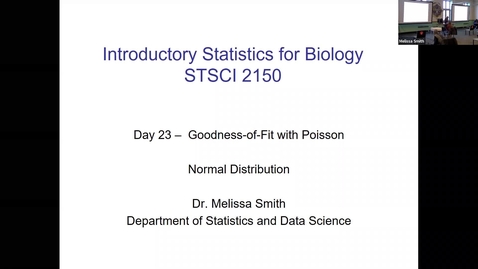 Thumbnail for Live Lecture with Dr Smith -- Intro Stats