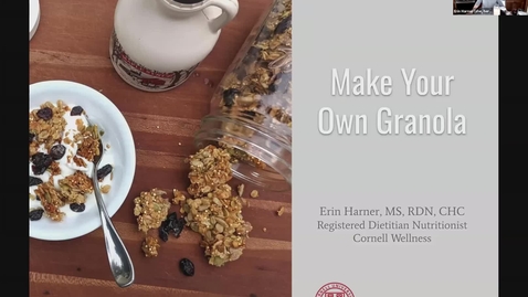 Thumbnail for entry Cornell Wellness - Make Your Own Granola