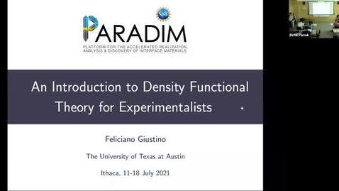 Thumbnail for PARADIM DFT Summer School 2021 - Lecture 3.2 - Elastic Properties