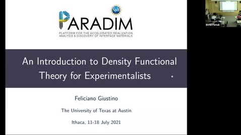 Thumbnail for entry PARADIM DFT Summer School 2021 - Lecture 3.2 - Elastic Properties