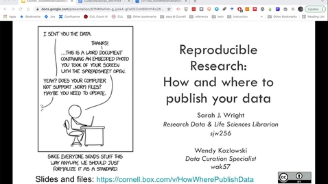 Thumbnail for How and where to publish your data: Part 1