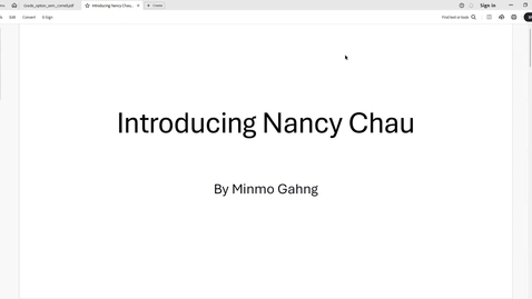 Thumbnail for Dyson Faculty Research Seminar - Nancy Chau 9 May 2025