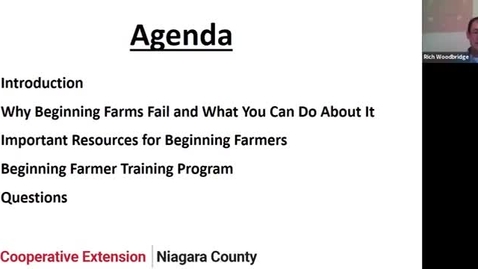 Thumbnail for entry Farming 101: Getting Started in Western NY