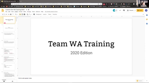 Thumbnail for WA training 041020