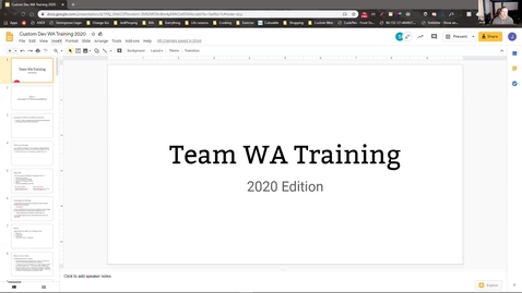 Thumbnail for entry WA training 041020