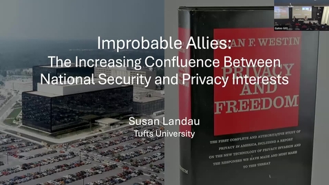 Thumbnail for CS Fall 2025 Colloquium - Susan Landau - Conway-Walker Lecture
