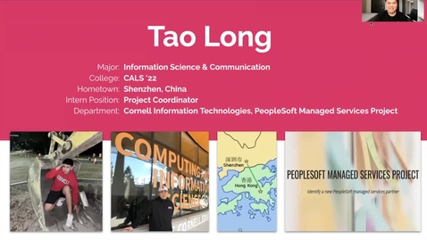 Thumbnail for entry Tao Long - PeopleSoft Managed Services