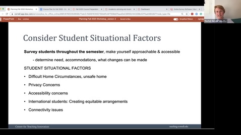 Thumbnail for Student Situations &amp; Learning Outcomes