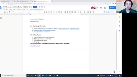 Thumbnail for Advanced Stata Recording