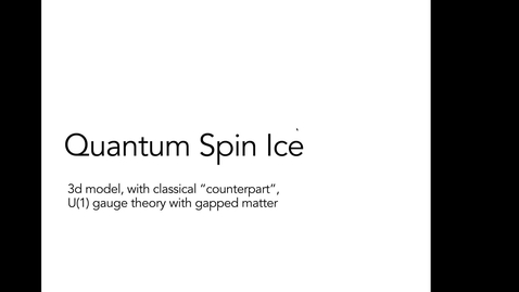 Thumbnail for PARADIM Summer School 2021 : Analytical Theory of Magnets (2 of 2)