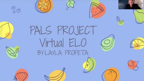 Thumbnail for entry PALS project - Layla Profeta