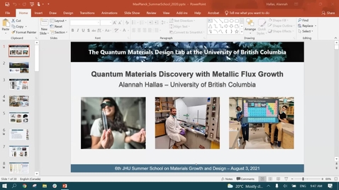 Thumbnail for PARADIM Summer School 2021 : Synthesis of Quantum Magnets