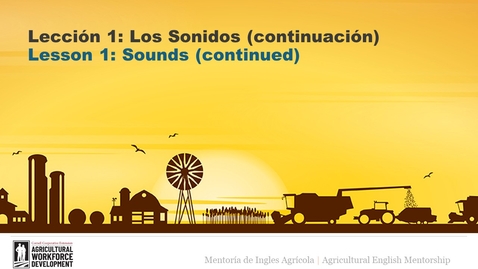 Thumbnail for Lección 1 vídeo 1 | Los sonidos, continuación