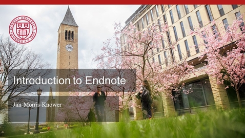 Thumbnail for entry Introduction to EndNote
