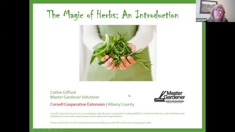 Thumbnail for Magic of Herbs for NYS OMH on June 14, 2022