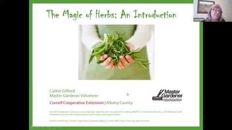 Thumbnail for entry Magic of Herbs for NYS OMH on June 14, 2022