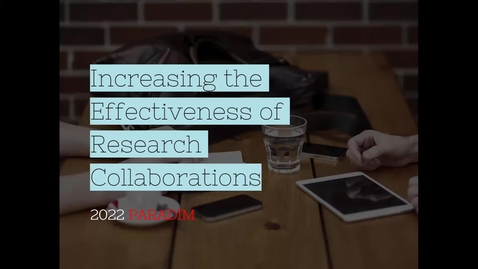 Thumbnail for JHU-SS2022-Day2-EffectiveCollaborationI-Vincent