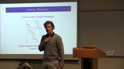 Thumbnail for entry CAM Colloquium, 2013-01-25 - Lionel Levine: Abelian Networks