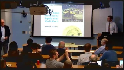 Thumbnail for ORIE Colloquium on 4/7/2015 - William Thomas: Why Post-World War II OR Theory Developed So Rapidly