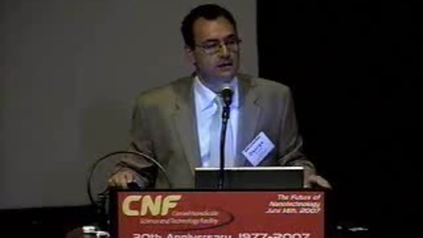 Thumbnail for entry CNF 30th (2007) &quot;Welcoming Remarks&quot; with George Malliaras