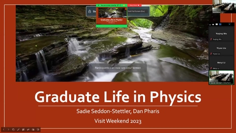 Thumbnail for Graduate Life at Cornell - Sadie Seddon Stettler &amp; Dan Pharis