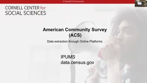 Thumbnail for Extracting the American Community Survey (ACS) Housing and Population Data