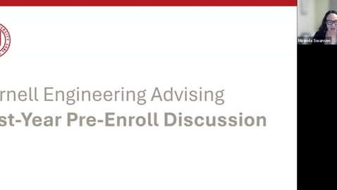 Thumbnail for  Incoming Engineering Students and Families Webinar: July 10th 2024
