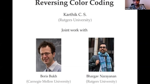 Thumbnail for 9.27.21 Karthik, C.S., Rutgers University