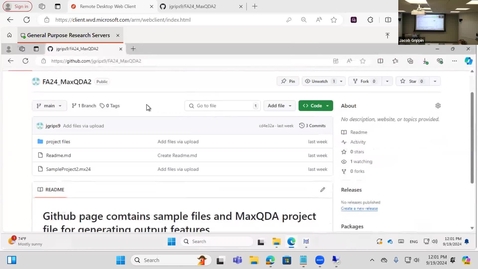 Thumbnail for Exploring Mixed Methods and Visualization Tools in MaxQDA.mp4