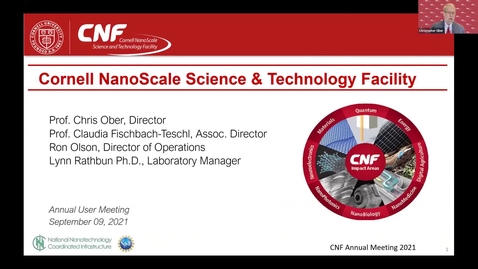 Thumbnail for 2021 CNF Virtual Annual Meeting, Video 1; Welcome