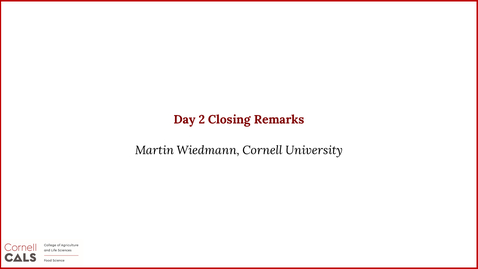 Thumbnail for Session 2-8: Symposium Closing Remarks