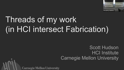 Thumbnail for Session 2 of ACM Symposium on Computational Fabrication