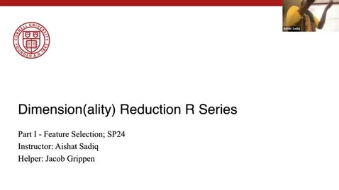 Thumbnail for Feature Selection in R.mp4