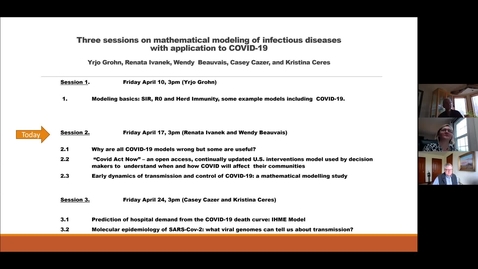 Thumbnail for entry Mathmatical Modeling of COVID II