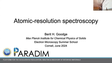 Thumbnail for PARADIM Summer School 2024 - Electron Microscopy