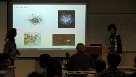 Thumbnail for entry CAM Colloquium, 2013-12-06 - Hamed Amini: Shortest-weight Paths in Random Graphs