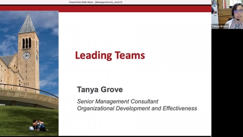 Thumbnail for Managers Forum 6/11 - Leading Teams