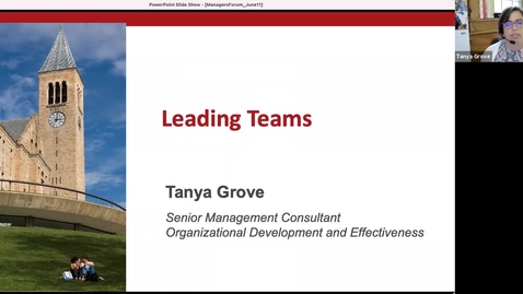 Thumbnail for entry Managers Forum 6/11 - Leading Teams