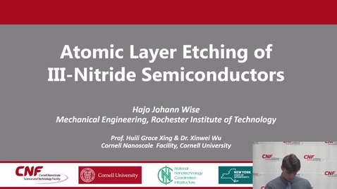 Thumbnail for 2024 CNF Nano-Convocation: Hajo Wise, Xing AEOP Program