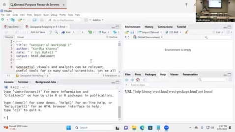 Thumbnail for entry Geospatial Analysis: Introduction to Mapping in R