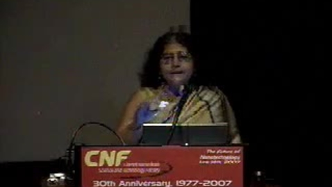Thumbnail for CNF 30th (2007) &quot;Constituting the NanoScale: Lessons from the 20th Century&quot; with Jasanoff