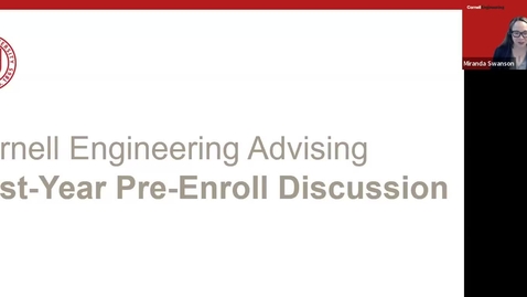 Thumbnail for Incoming Engineering Student + Family Welcome Webinar- July 12th