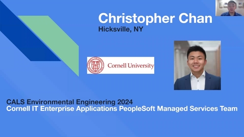 Thumbnail for Christopher Chan  - PeopleSoft Project