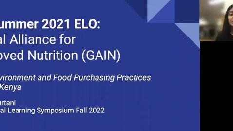 Thumbnail for Food Environment and Food Purchasing Practices of Young Patients in Kenya (GAIN) - Simran Surtani