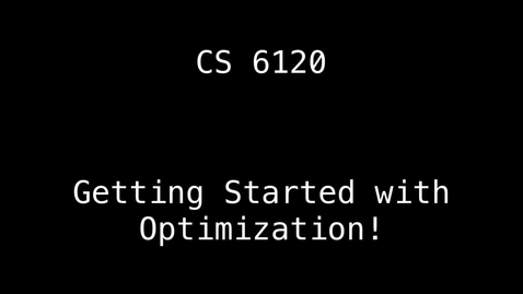Thumbnail for CS 6120: Lesson 3: Local Optimization &amp; Dead Code Elimination