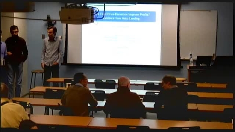 Thumbnail for ORIE Colloquium on 9/17/2013 - Serdar Simsek: Does Field Price Discretion Improve Profits? Evidence from Auto Lending