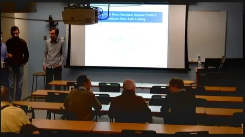 Thumbnail for entry ORIE Colloquium on 9/17/2013 - Serdar Simsek: Does Field Price Discretion Improve Profits? Evidence from Auto Lending