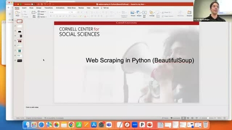 Thumbnail for entry Web Scraping in Python(BeautifulSoup)