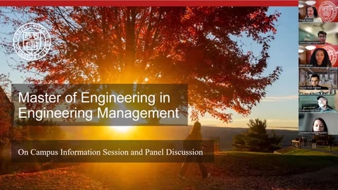 Thumbnail for Cornell Engineering Management Information Session