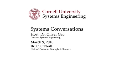Thumbnail for Systems Conversation on 3/9/2018: Brian O'Neill